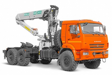 Седельный тягач КАМАЗ с КМУ